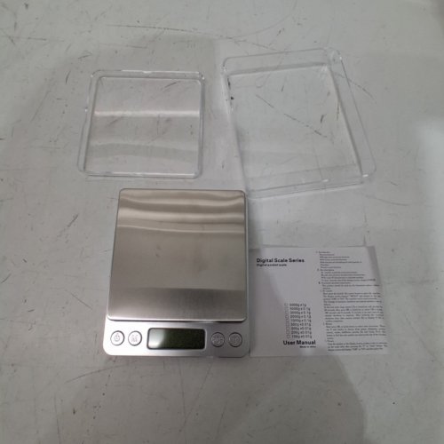 SUPERIOR MINI DIGITAL PLATFORM SCALE, 1-2000, BATTERIES OPERATED (2XAA), STAINLESS STEEL. image 3