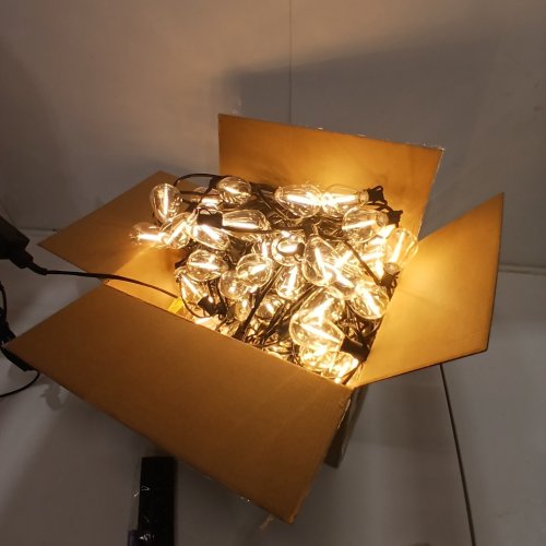 LED OUTDOOR STRING LIGHTS WITH SHATTERPROOF BLUBS - 200FT - WARM WHITE image 2