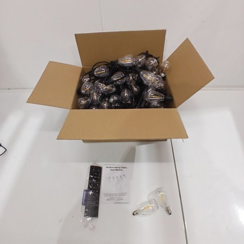 LED OUTDOOR STRING LIGHTS WITH SHATTERPROOF BLUBS - 200FT - WARM WHITE image 3