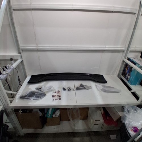 WING SPOILER REPLACEMENT - universal fitment - 56" - BLACK image 2