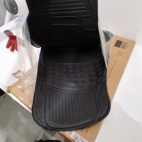 3PC FH GROUP HEAVY DUTY TRIMMABLE ALL-WEATHER CAR FLOOR MATS - BLACK (MODEL: F11306-BLACK) image 3