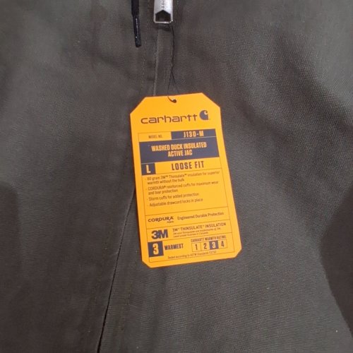 CARHARTT MEN'S ACTIVE JACKET - 5XL - GREEN (MODEL: J130-M) image 2