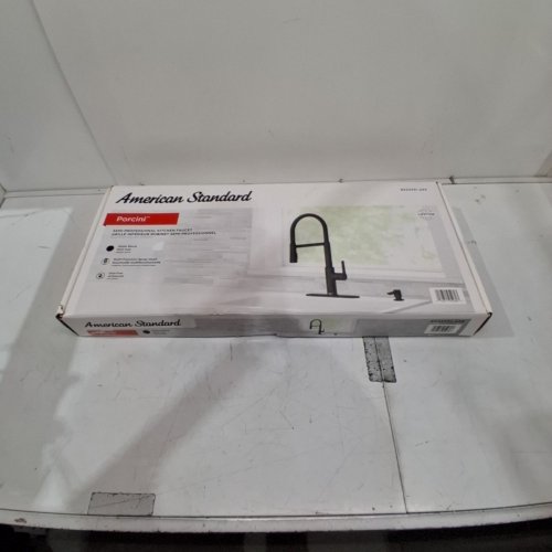 AMERICAN STANDARD PORCINI SEMI-PROFESSIONAL KITCHEN FAUCET - MATTE BLACK (MODEL: 9322351.243) image 6