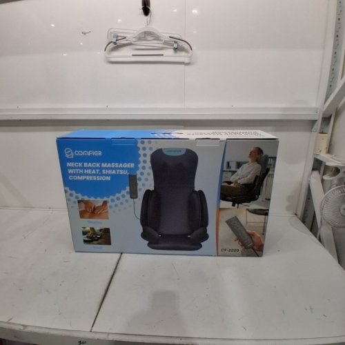 COMFIER SHIATSU NECK & BACK MASSAGER WITH HEAT - BLACK (MODEL: CF-2209) image 6