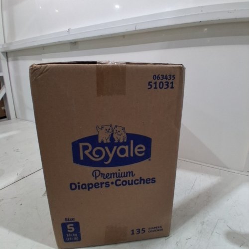 135PK ROYALE PREMIUM DISPOSABLE BABY DIAPERS - SIZE 5 (MODEL: 51031) image 3