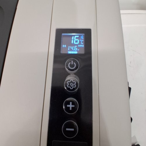 EUHOMY PORTABLE CAR REFRIGERATOR WITH APP CONTROL - 18L - 12V - FROM -4° TO 68°F - BLACK/GREY (MODEL: CFC-18 / CF004-18BL-CAEH) image 2