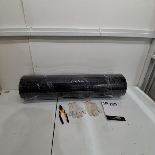 CHICKEN WIRE FENCING HARDWARE CLOTH MESEEL VINYL COATED 16 GAUGE - APPROX .36" X 50FT - BLACK (MODEL: SS16113650)H SIZE GALVANIZED ST image 2