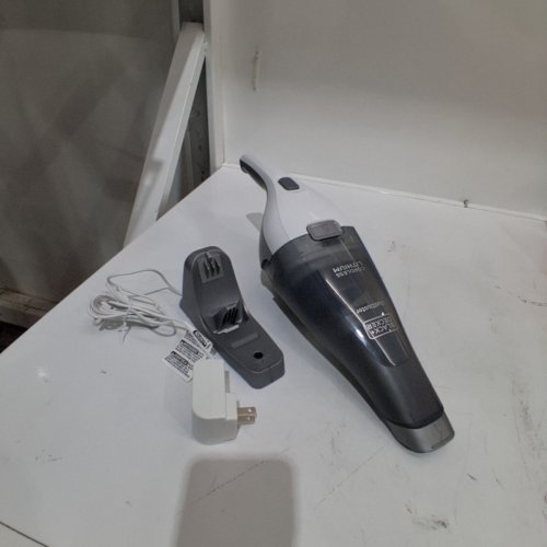 BLACK+DECKER DUSTBUSTER QUICK-CLEAN CORDLESS/RECHARGEABLE HANDHELD VACUUM CLEANER - WHITE/GREY (MODEL: HNVC215B10) image 3
