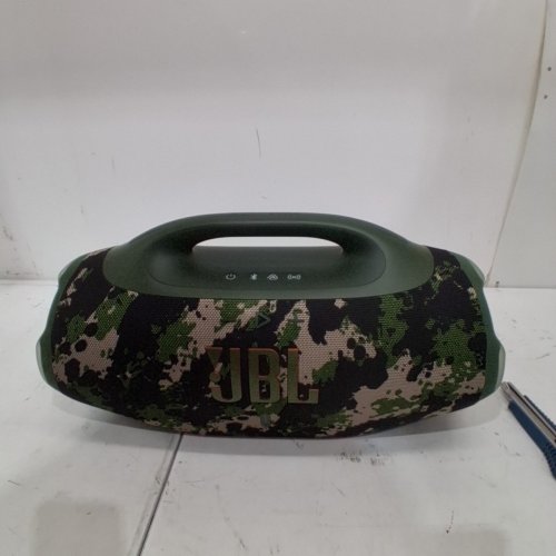 JBL BOOMBOX 4 WATERPROOF PORTABLE BLUETOOTH SPEAKER WITH AI SOUND BOOST - GREEN CAMO (MODEL: 02977-25-07120) image 5