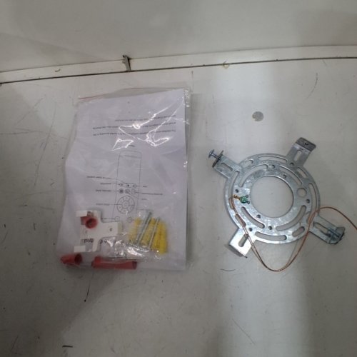 SPNOID CEILING FAN WITH DIMMABLE LIGHT AND REMOTE - 19" - WHITE POLKA DOT image 4