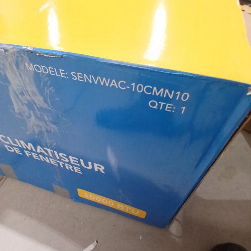 SENVILLE WINDOW AIR CONDITIONER - COOLS UP TO 450 SQ. FT - WHITE (MODEL: SENWWAC-10CMN10) image 5