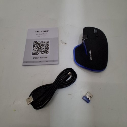TECKNET WIRELESS BLUETOOTH MOUSE FOR PC - 4800DPI - BLACK/BLUE (MODEL: TK-MS029) image 3