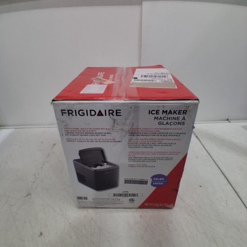 FRIGIDAIRE RETRO FREESTANDING BULLET SHAPED ICE MAKER - 26LB - GREY (MODEL: EFIC513-GREY) image 7