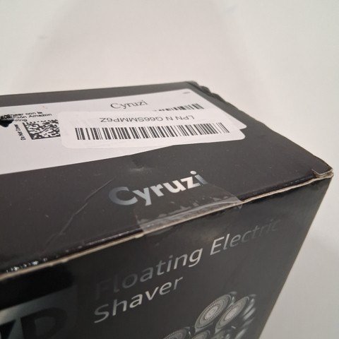 MEN'S CYRUZI DETACHABLE HEAD SHAVER - MAGNETIC HEAD - BLACK/GREEN (MODEL: MS-689) image 3