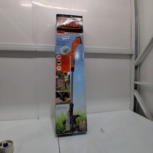 *TOOL ONLY* BLACK+DECKER STRING TRIMMER/EDGER - 10" - BLACK/ORANGE (MODEL: LST201-CA) image 6
