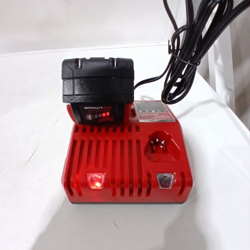 18V 6AH BATTERY AND N12-18C DUAL PORT CHARGER SET FOR MILWAUKEE TOOLS image 2