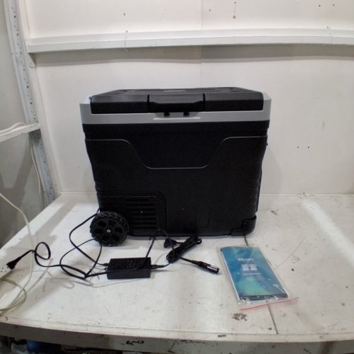 EUHOMY ELECTRIC COOLER PORTABLE FREEZER WITH APP CONTROL - 12V - 53QT(50L) - BLACK (MODEL: CF024-35BL-CAEH) image 3