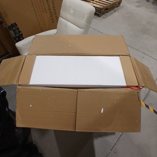 MAKEUP VANITY DESK WITH LIGHTS & MIRROR - APPROXIMATE SIZE 59" X 16" X 41.5" - WHITE (MODEL: VB-103) image 4