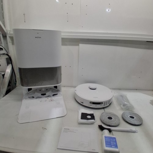 MOVA P10 PRO ULTRA ROBOT VACUUM WITH HOT WATER AUTO MOP WASHING & DRYING AND APP CONTROL - 10.5MM LIFTING FOR CARPET, 13000PA SUCTION, 360º OBSTACLE AVOIDANCE - WHITE (MODEL: RLM83HE) image 18