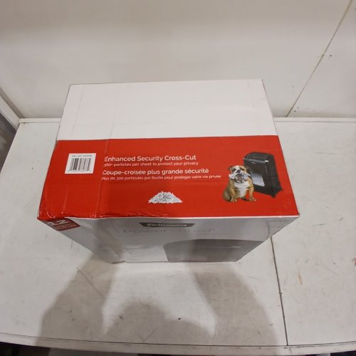 FELLOWES CROSS-CUT PAPER SHREDDER - 12 SHEETS - BLACK (MODEL: 1200C) image 3
