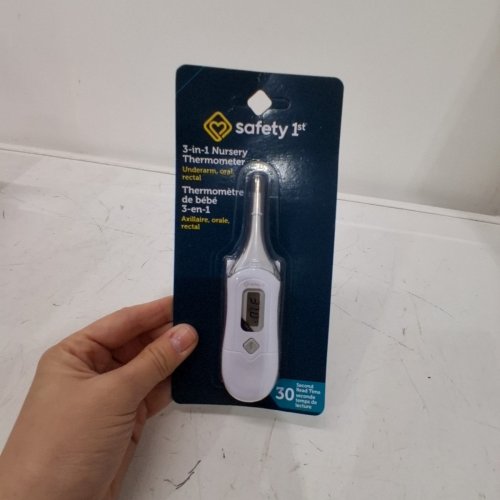 SAFETY 1ST 3-IN-1 NURSERY THERMOMETER - WHITE (MODEL: TH075) image 2