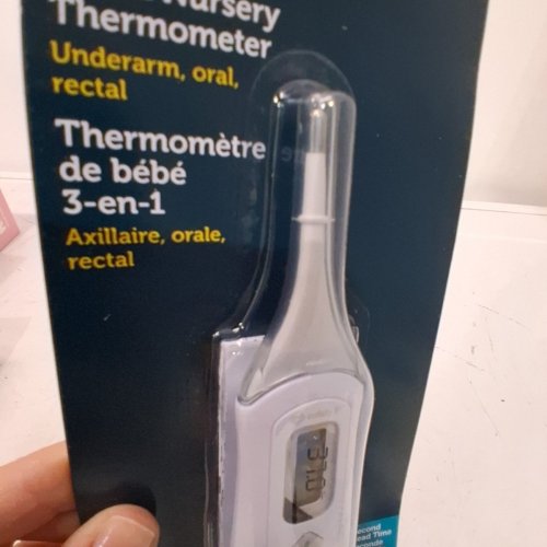 SAFETY 1ST 3-IN-1 NURSERY THERMOMETER - WHITE (MODEL: TH075) image 3