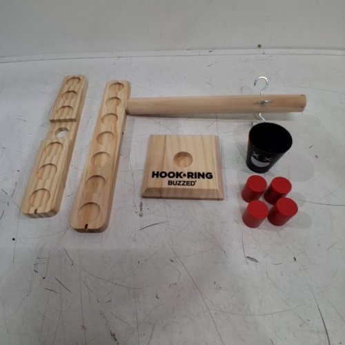 BUZZED HOOK AND RING 4-WAY RING TOSS DRINKING GAME - 2-4 PLAYERS image 2
