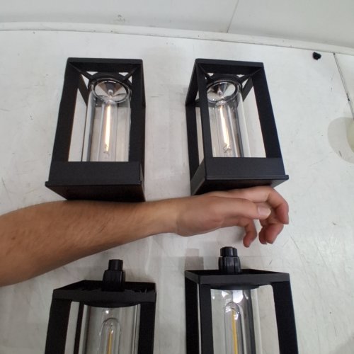 4PK GTX NATURALLY SOLAR POWERED 25LM PATHWAY LIGHTS - 4"X4"X23"- BLACK (MODEL: 1937955) image 2