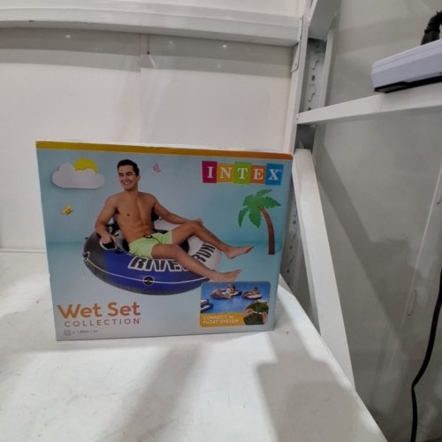 INTEX WET SET COLLECTION 53" TUBE WATER POOL FLOAT - BLUE/BLACK/WHITE (MODEL: 58825EU) image 2