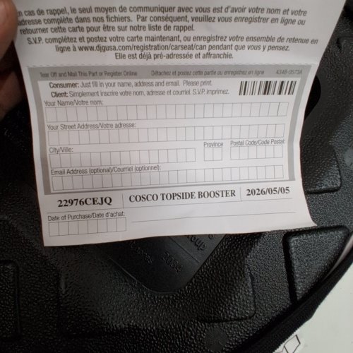 COSCO TOP-SIDE FORWARD FACING BOOSTER CAR SEAT - 40-100 LBS CAP - DIAMOND DAZE (MODEL: 22976C-EJQ) image 2