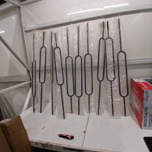 10PK ITEVE.GD WROUGHT IRON INTERIOR BALUSTERS - 44" - SATIN BLACK (ITEM: HJC-0081) image 3