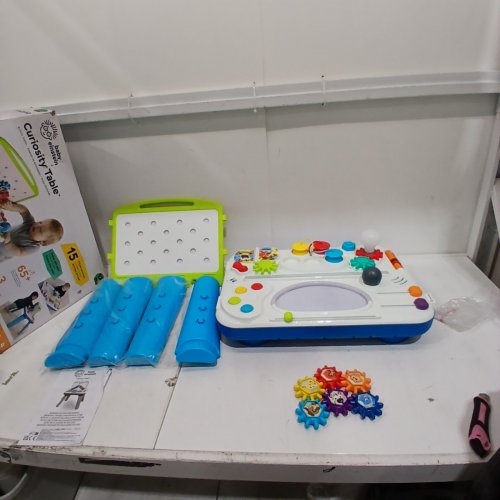 BABY EINSTEIN CURIOSITY TABLE ACTIVITY CENTER TODDLER TOY WITH LIGHTS, MUSIC, AND 3 LANGUAGE COLOUR DISCOVERY (MODEL:‎10345) image 3