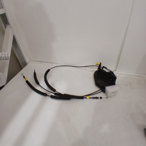 FRONT LEFT SIDE DOOR LATCH ACTUATOR WITH CABLE ASSEMBLY FIT FOR SELECT NISSAN PATHFINDER MODELS - BLACK image 3