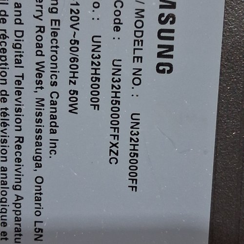 SAMSUNG 32" H5000F SERIES HD SMART TV - 720P HD - BLACK (MODEL: UN32H5000FF) image 12