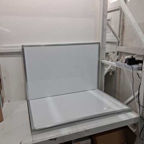 MAXTEK ALUMINIUM FRAME FOLDABLE MAGNETIC WHITE BOARD FOR WALL - 24" X 36" X 24"-WHITE/SILVER (MODEL:‎PJ-90120-86) image 3