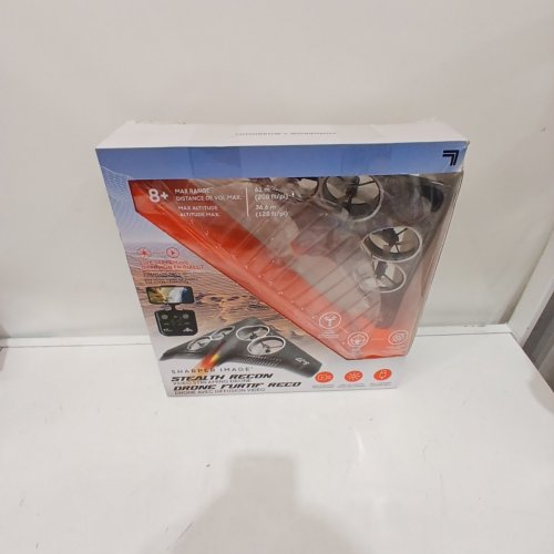 SHARPER IMAGE STEALTH RECON VIDEO DRONE WITH LIVE STREAMING CAMERA - GREY (MODEL:1213022160-2) image 4