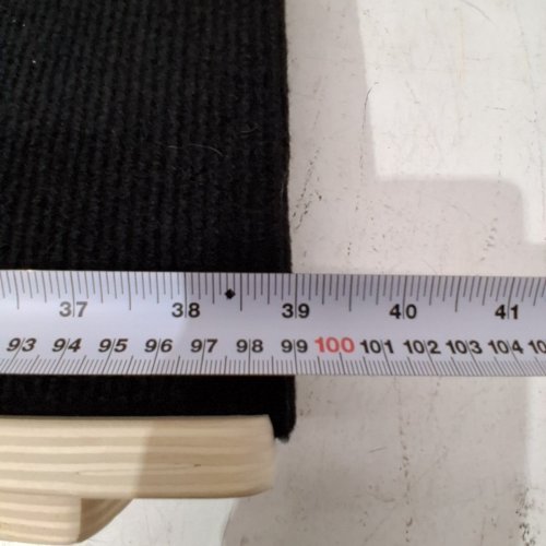 PET RAMP - 39" X 14.5" - BLACK AND NATURAL WOOD image 5