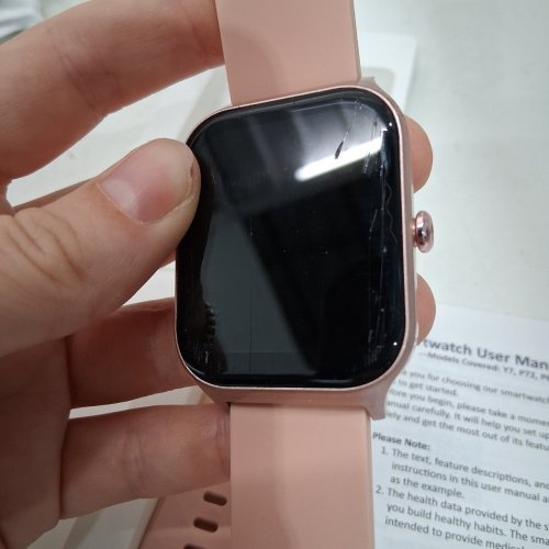 NERUNSA SMART WATCH 1.85" SCREEN BLUETOOTH -PINK (MODEL: P66D) image 5