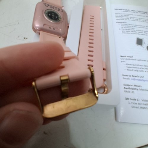 NERUNSA SMART WATCH 1.85" SCREEN BLUETOOTH -PINK (MODEL: P66D) image 6