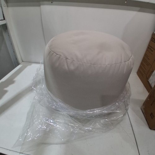 GOUCHEE HOME DOTCOM ALFA POUF - 20" -BEIGE (MODEL: 1638852) image 2