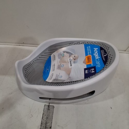 ANGELCARE BABY BATH SUPPORT SEAT - 0-6 MONTHS - 20LBS MAX - GREY/WHITE (MODEL: ‎ST-01-PK-CA / I000545) image 2