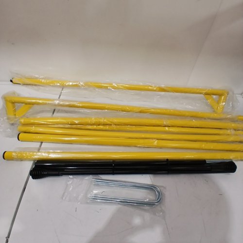 SKLZ QUICKSTER ULTRA-PORTABLE QUICK SETUP SOCCER GOAL POST - 12FT X 6FT - BLACK/YELLOW (MODEL: ‎3299) image 3