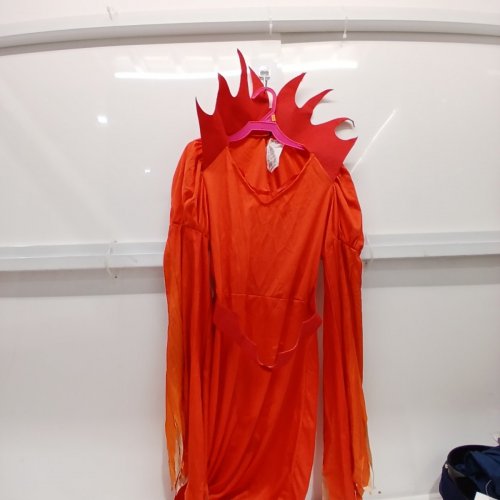 WOMEN'S PARTYHOLIC FIERY DEMONESS COSTUME (DRESS ONLY) - MEDIUM (8-10) - RED image 2