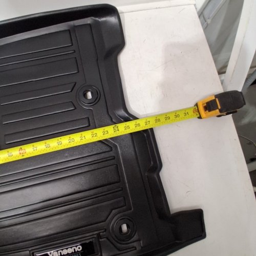 4PC VANCEENO CAR FLOOR MAT - ASSORTED SIZES - BLACK image 4
