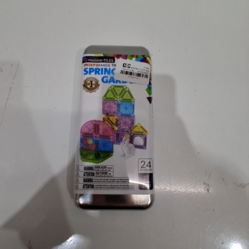 24PC MAGNA-TILES MICROMAGS TRAVEL SPRING GARDEN MAGNETIC TILES - MULTICOLOUR (STYLE: SPRING GARDEN) image 3