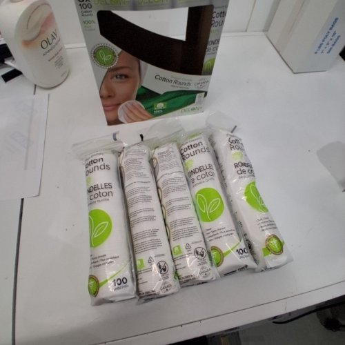 5 (100PK) DELON PREMIUM COSMETIC COTTON ROUNDS image 2
