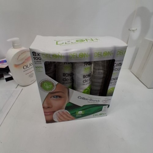 5 (100PK) DELON PREMIUM COSMETIC COTTON ROUNDS image 3