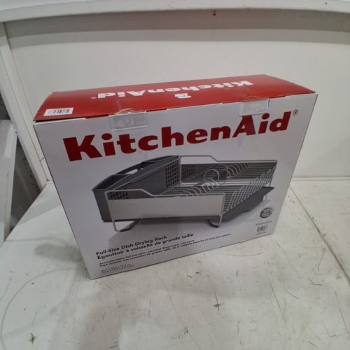 KITCHENAID STAINLESS STEEL DISH RACK - 20" X 14.9" X 7" - SILVER/BLACK (MODEL: 2003691) image 4