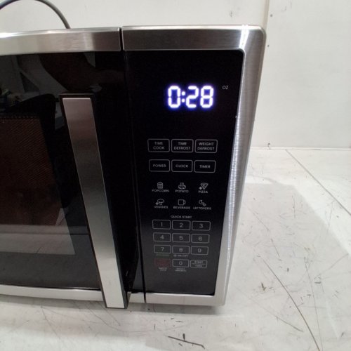 CHEFMAN COUNTERTOP MICROWAVE WITH 10 POWER LEVELS, ECO MODE, CHILD SAFETY LOCK - 1000W, 1.1 CU.FT - STAINLESS STEEL - (MODEL: RJ55-SS-11-CK-CA) image 5