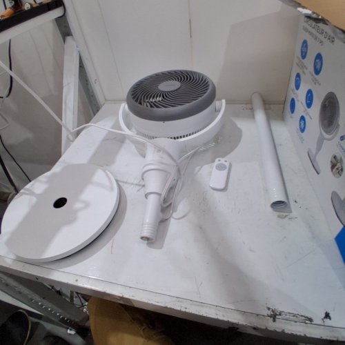 MIDEA 3 - SPEED AIR CIRCULATOR FAN -OSCILATES 135 °- WHITE (MODEL: MSFS07RW5WC) image 5